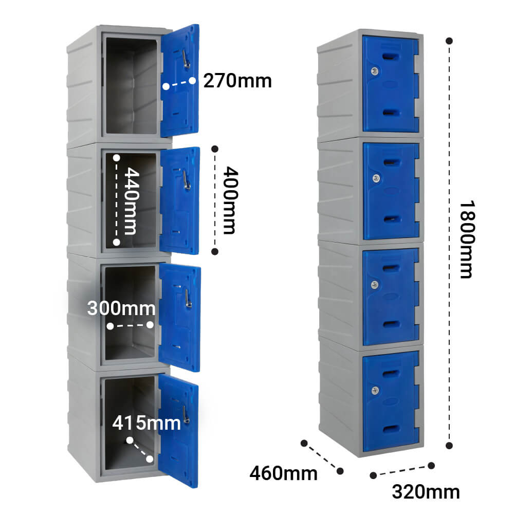 Stackable Gym Lockers