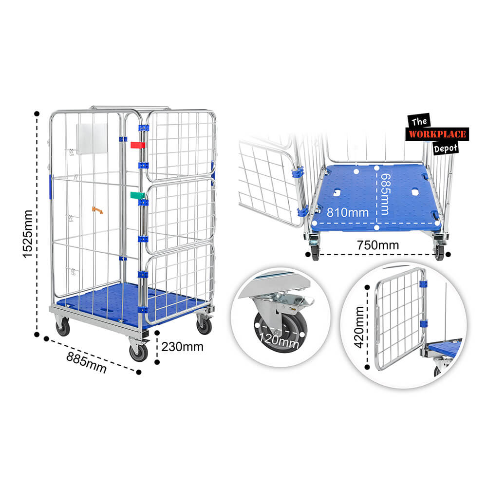 Folding Roll Container