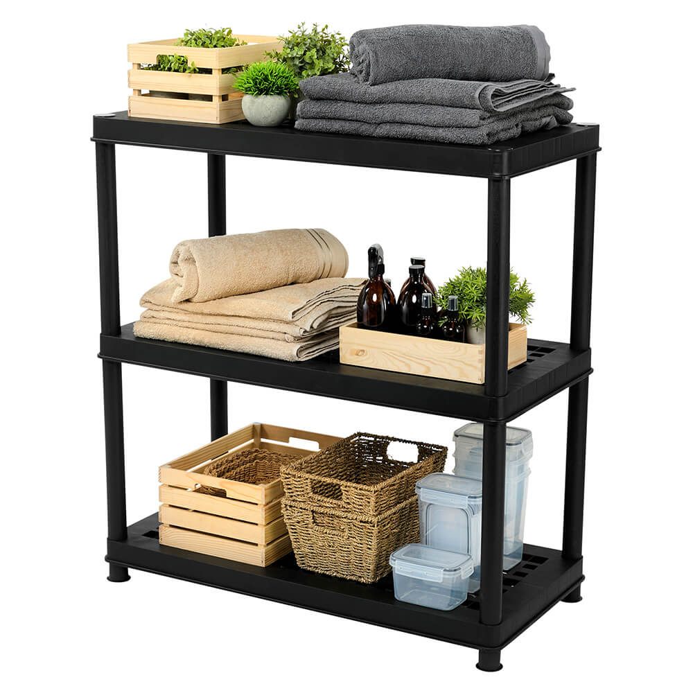 3 Tier Plastic Shelving