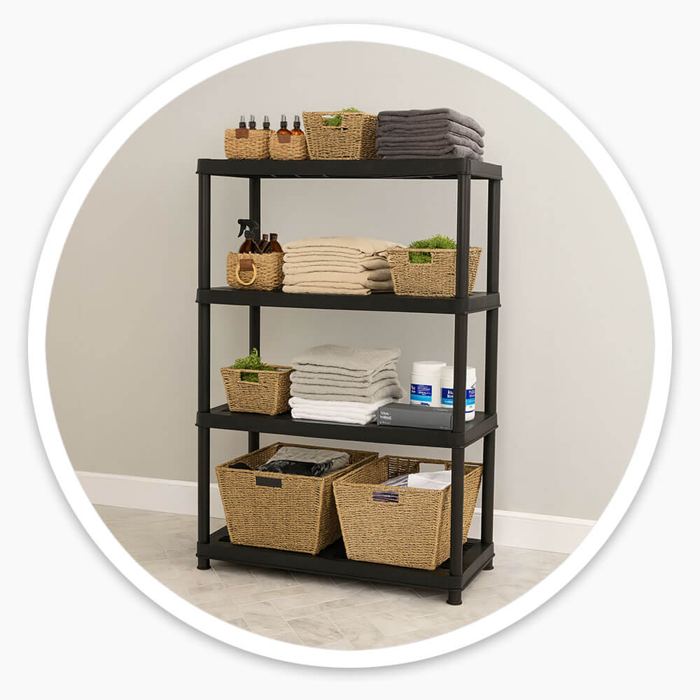 Plastic Shelving Unit