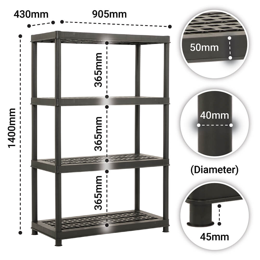 Plastic Shelving Unit