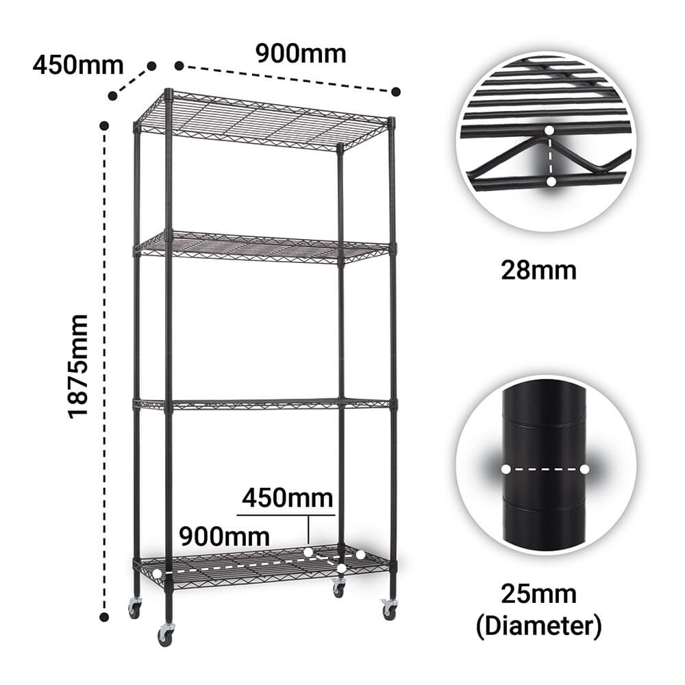 Wire Shelving Rack