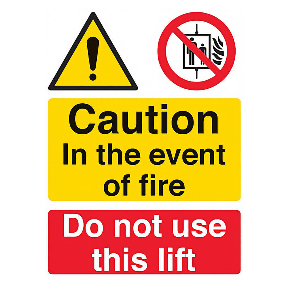 "In The Event Of Fire" Fire Safety Equipment Sign