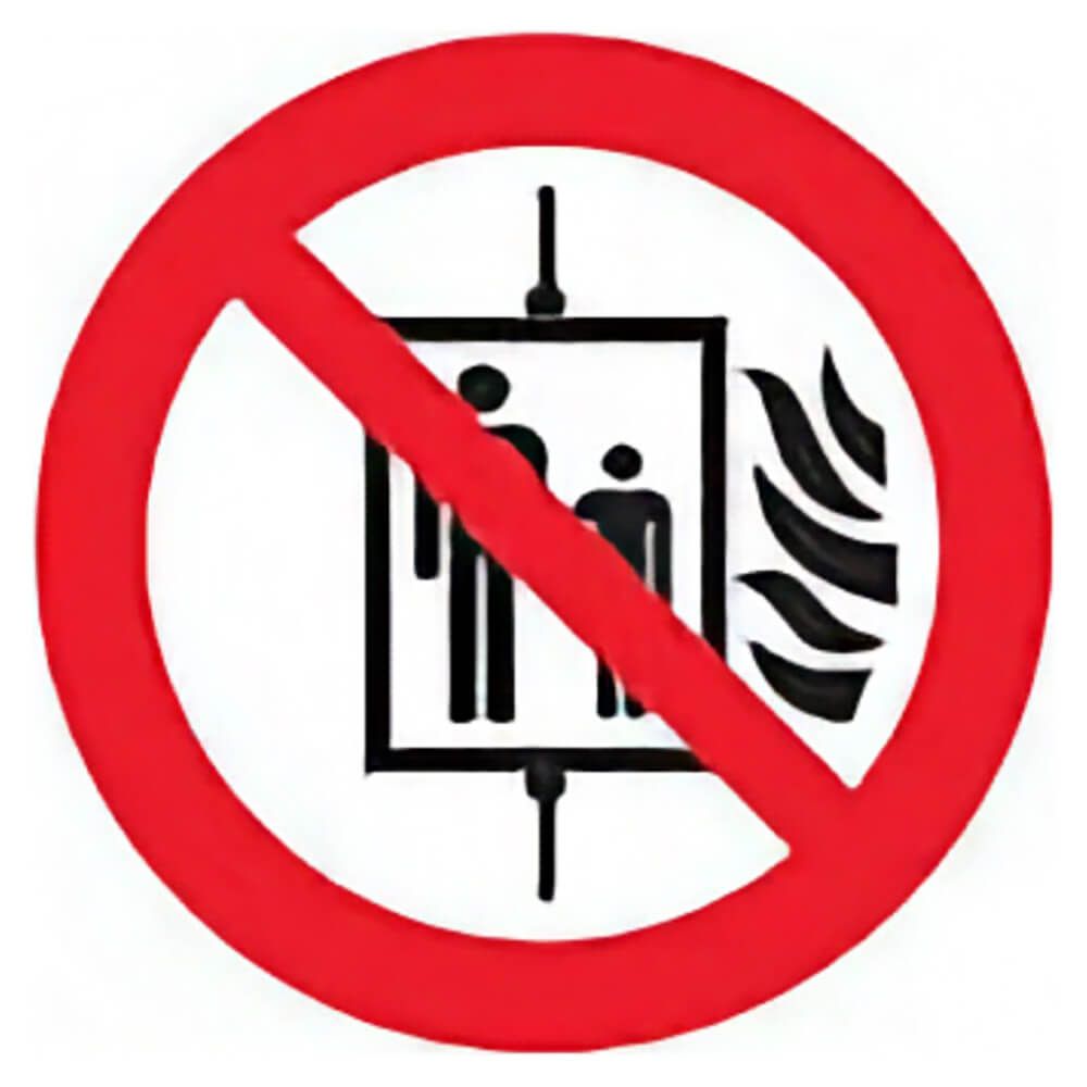 "In The Event Of Fire" Fire Safety Equipment Sign