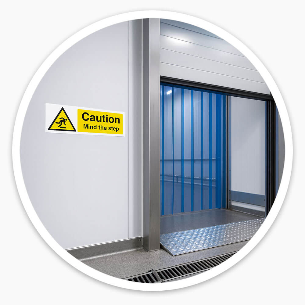 "Mind The Step" Warning Safety Sign