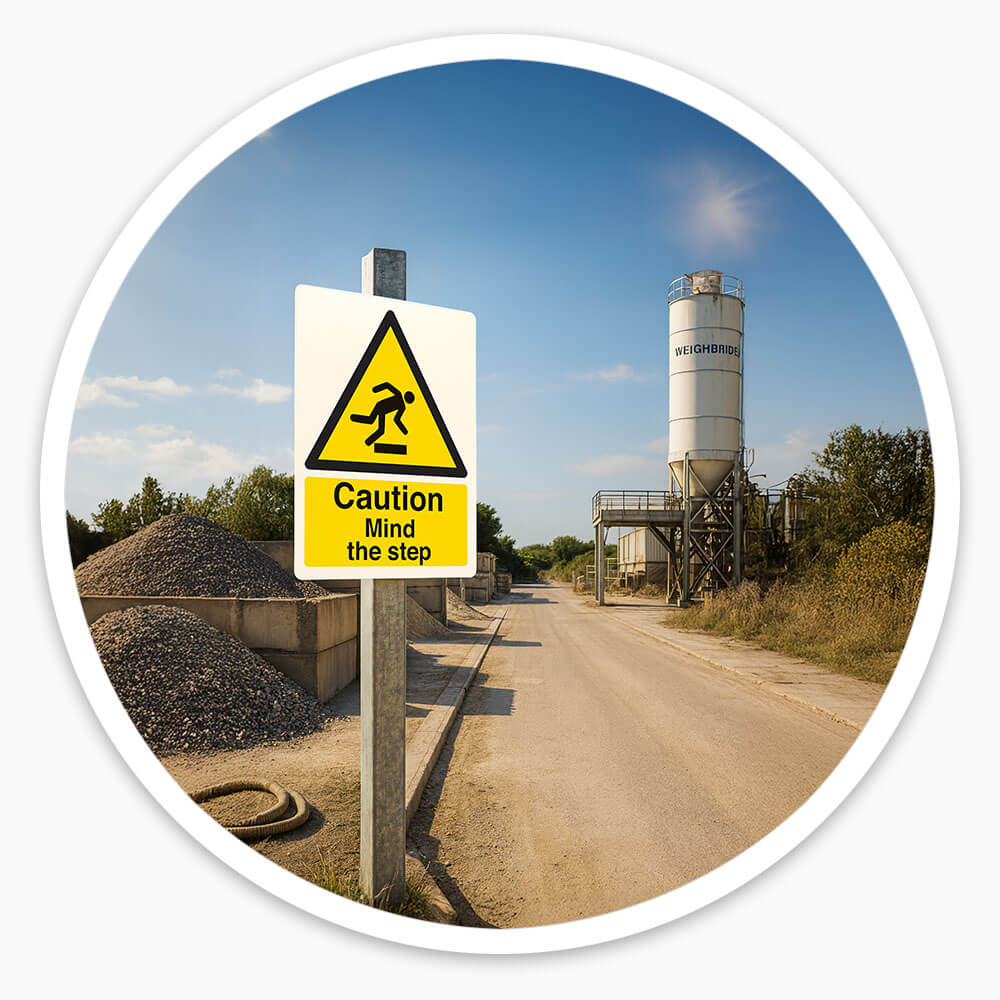 "Mind The Step" A4 Safety Sign