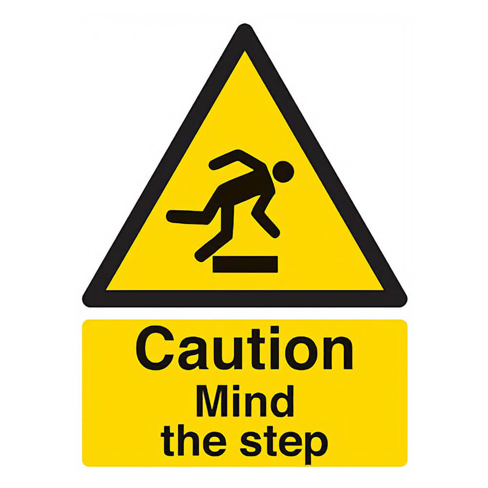 "Mind The Step" A4 Safety Sign
