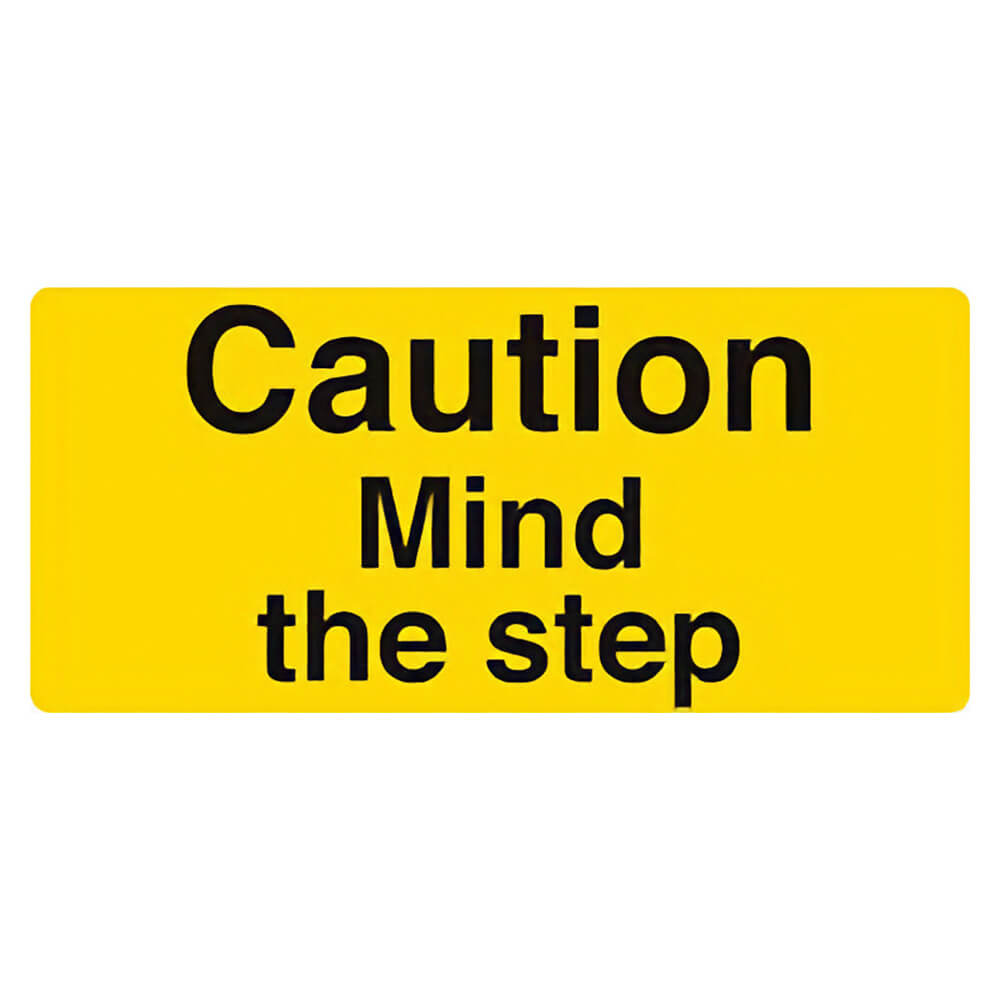 "Mind The Step" A4 Safety Sign