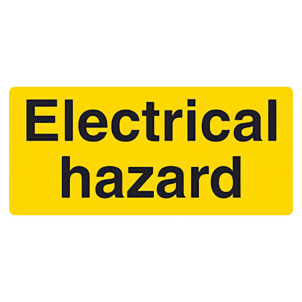 "Electrical Hazard" Warning Safety Sign