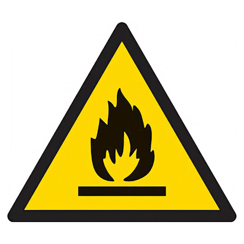 "Danger Highly Flammable" Warning Safety Sign