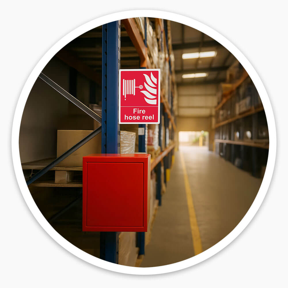 "Fire Hose Reel" Fire Safety Equipment Sign
