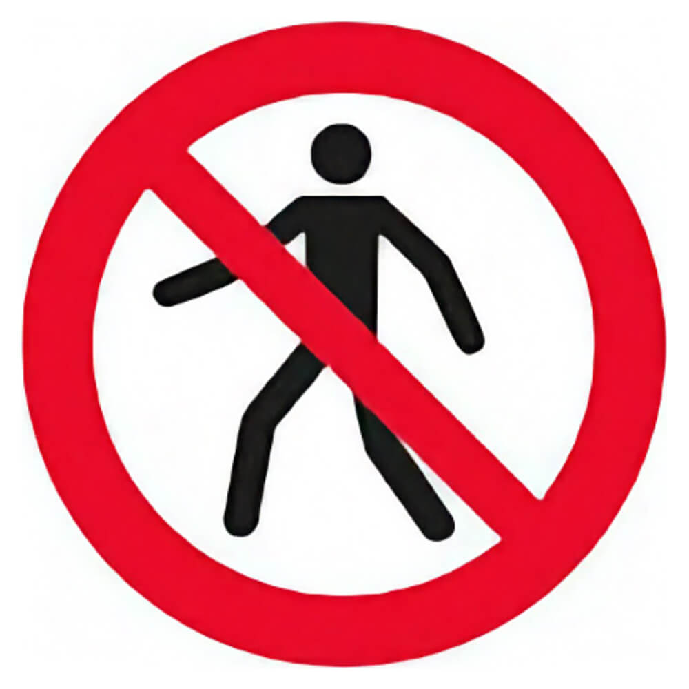 "Danger Construction Site Keep Out" Safety Sign