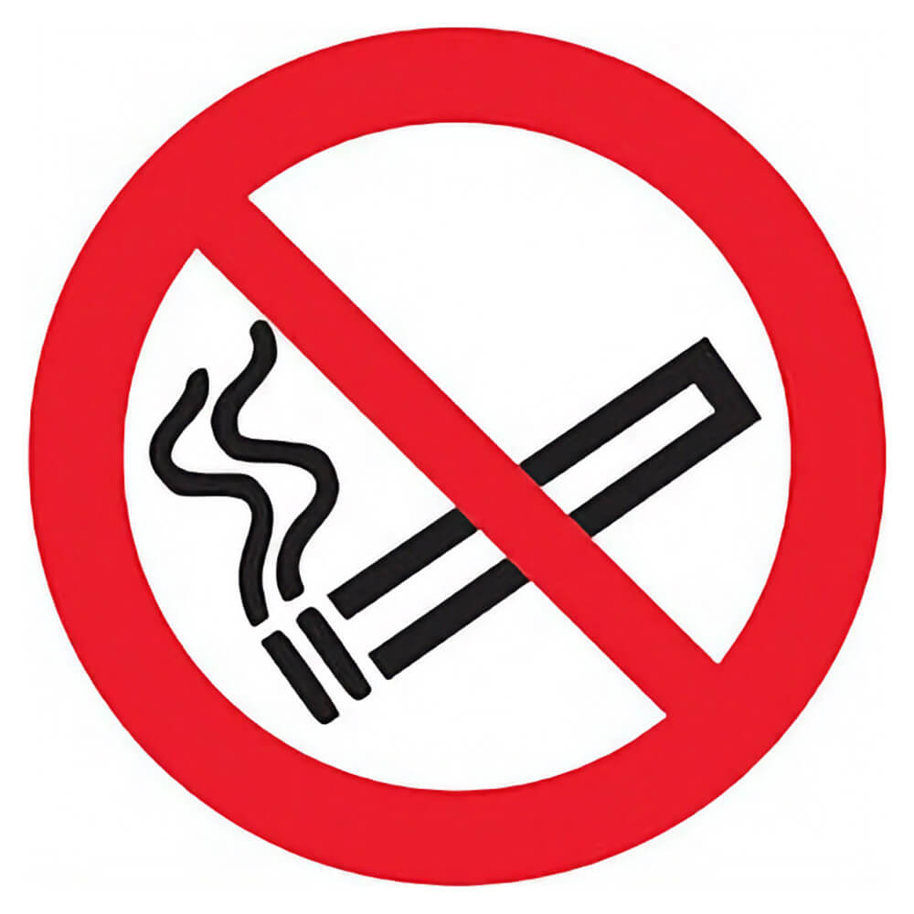 "No Smoking, It Is Against The Law" Prohibition Sign