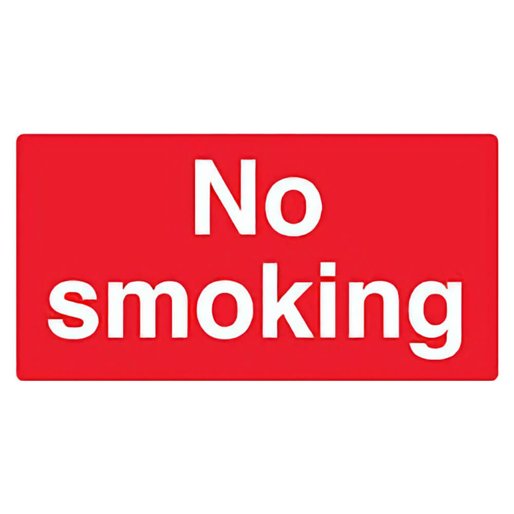 "No Smoking, It Is Against The Law" Prohibition Sign