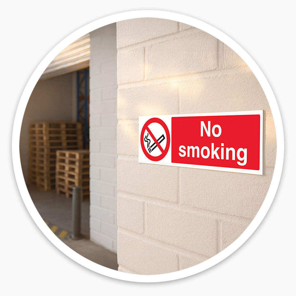 "No Smoking" Prohibition Sign