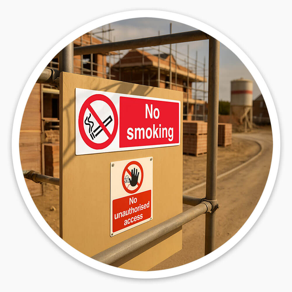 "No Smoking" Prohibition Sign