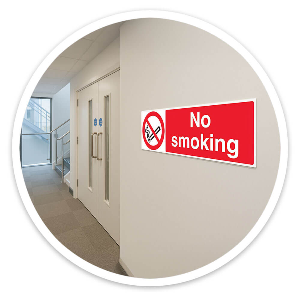 "No Smoking" Prohibition Sign