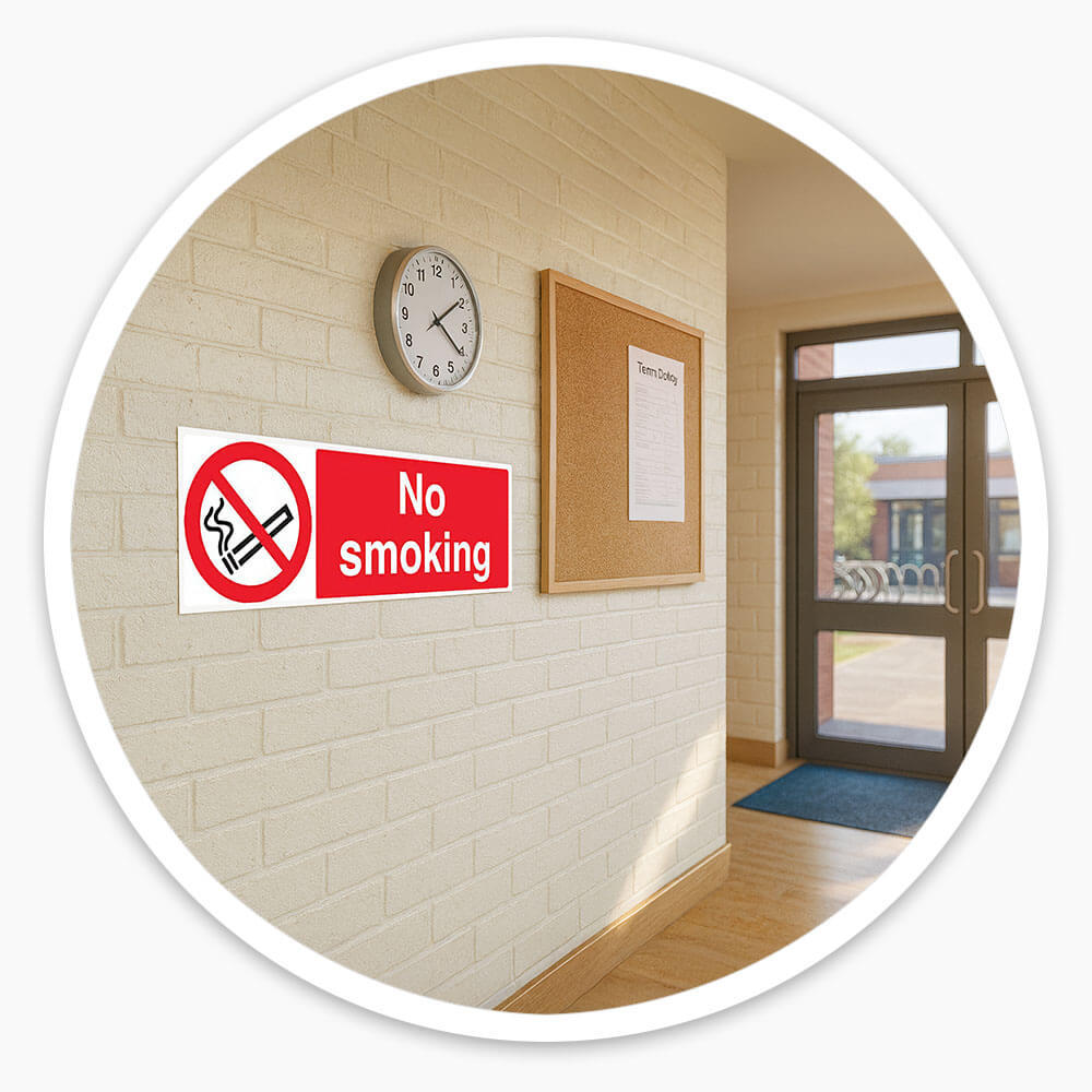 "No Smoking" Prohibition Sign