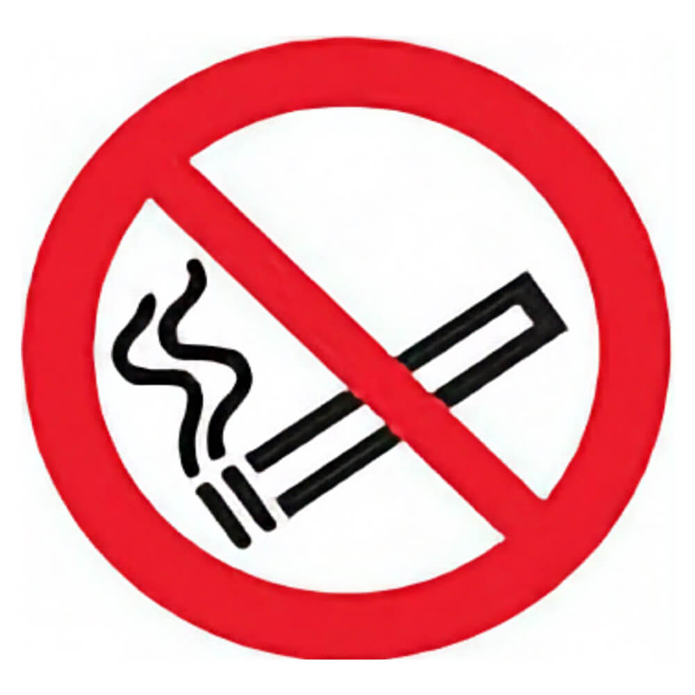 "No Smoking" Prohibition Sign