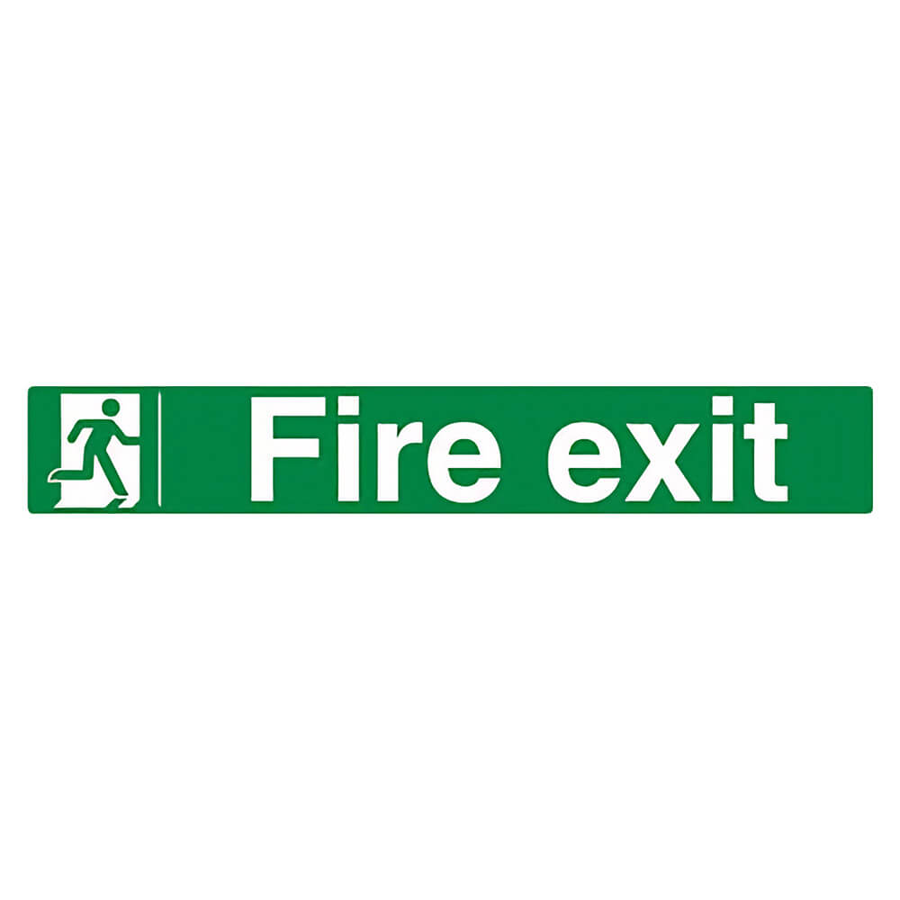 "Fire Exit Keep Clear" Fire Exit Sign