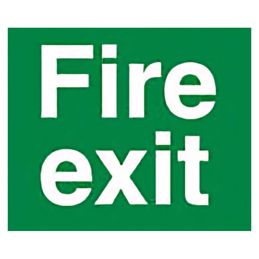 "Fire Exit Arrow Right" Fire Exit Direction Sign