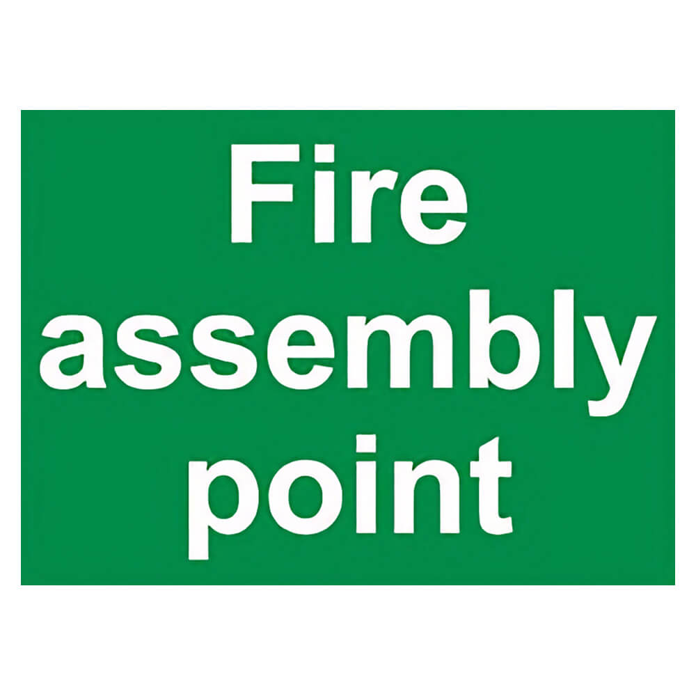 "Fire Assembly Point" Fire Exit Sign