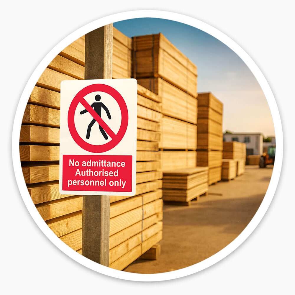 "No Admittance, Authorised Personnel Only" Prohibition Sign