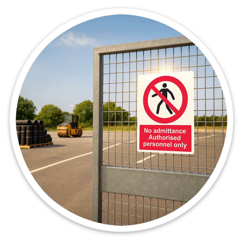 "No Admittance, Authorised Personnel Only" Prohibition Sign