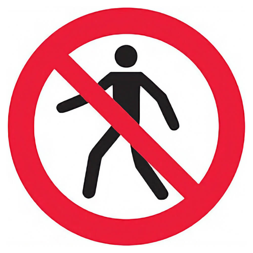 "No Admittance, Authorised Personnel Only" Prohibition Sign