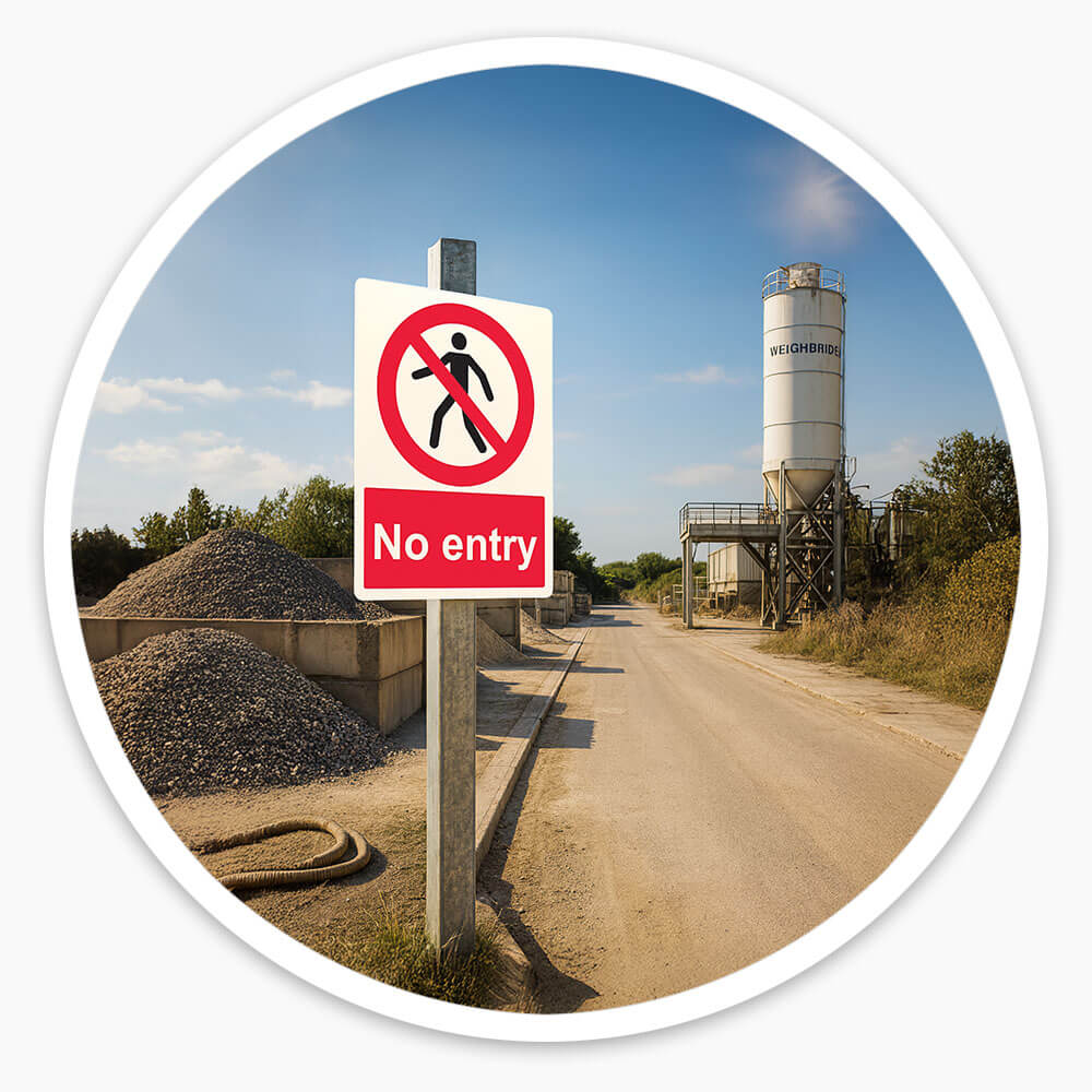 "No Entry" Prohibition Sign