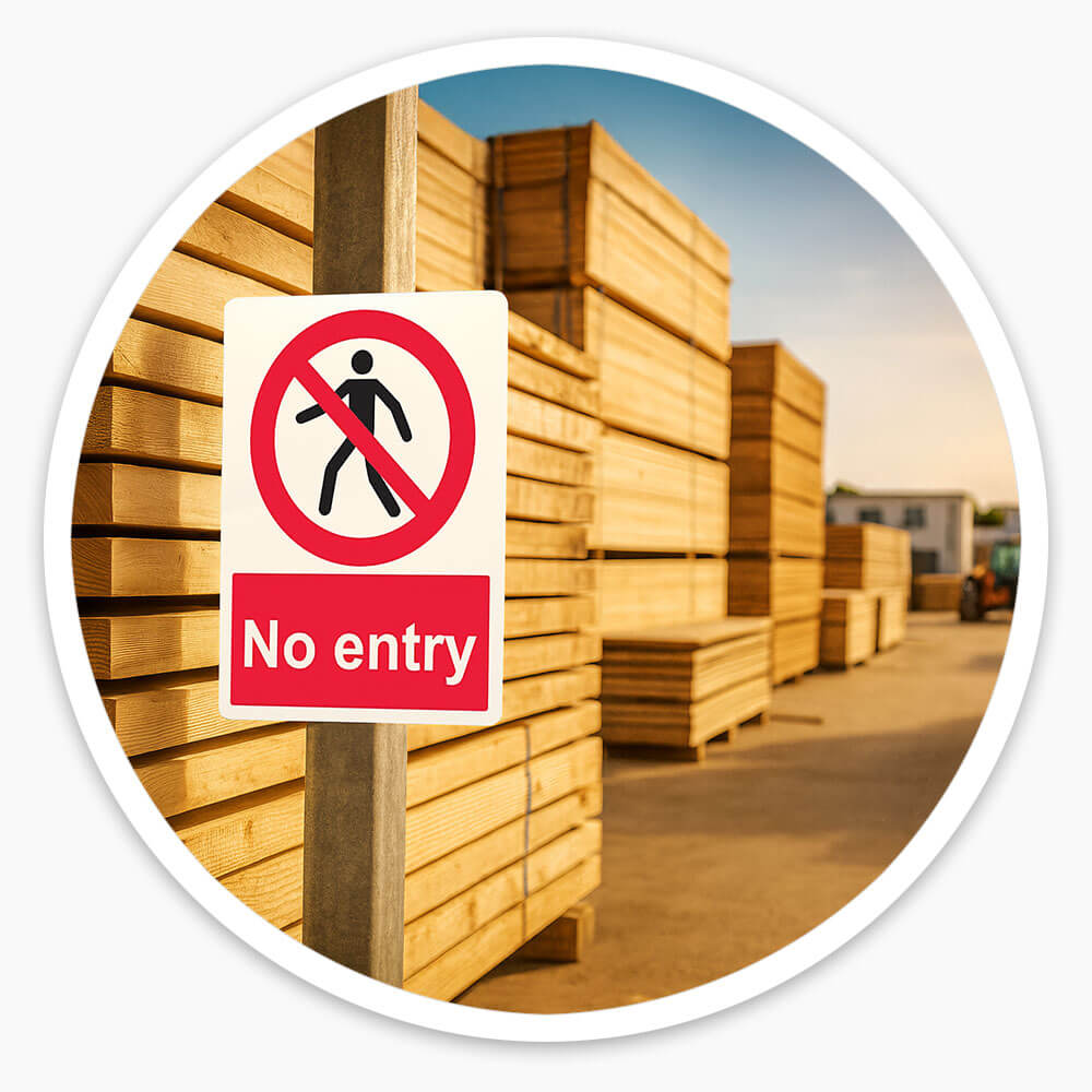 "No Entry" Prohibition Sign
