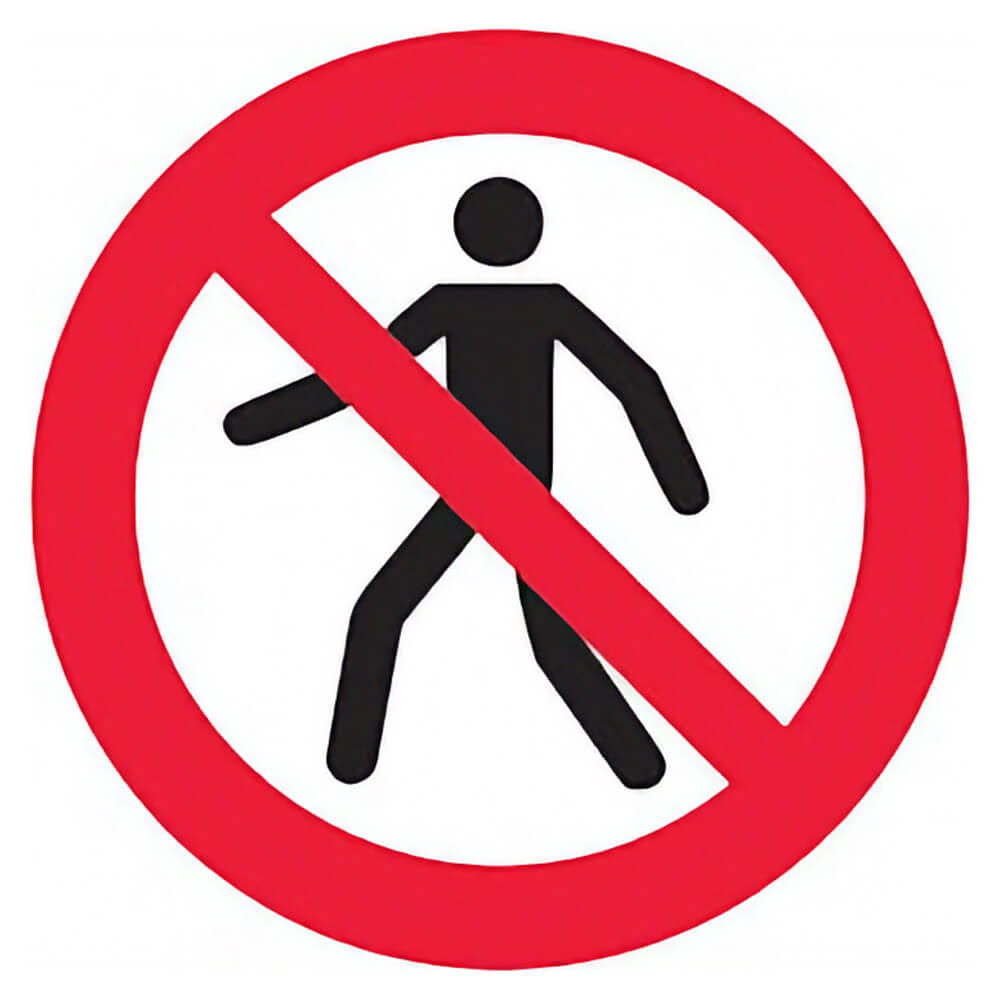 "No Entry" Prohibition Sign