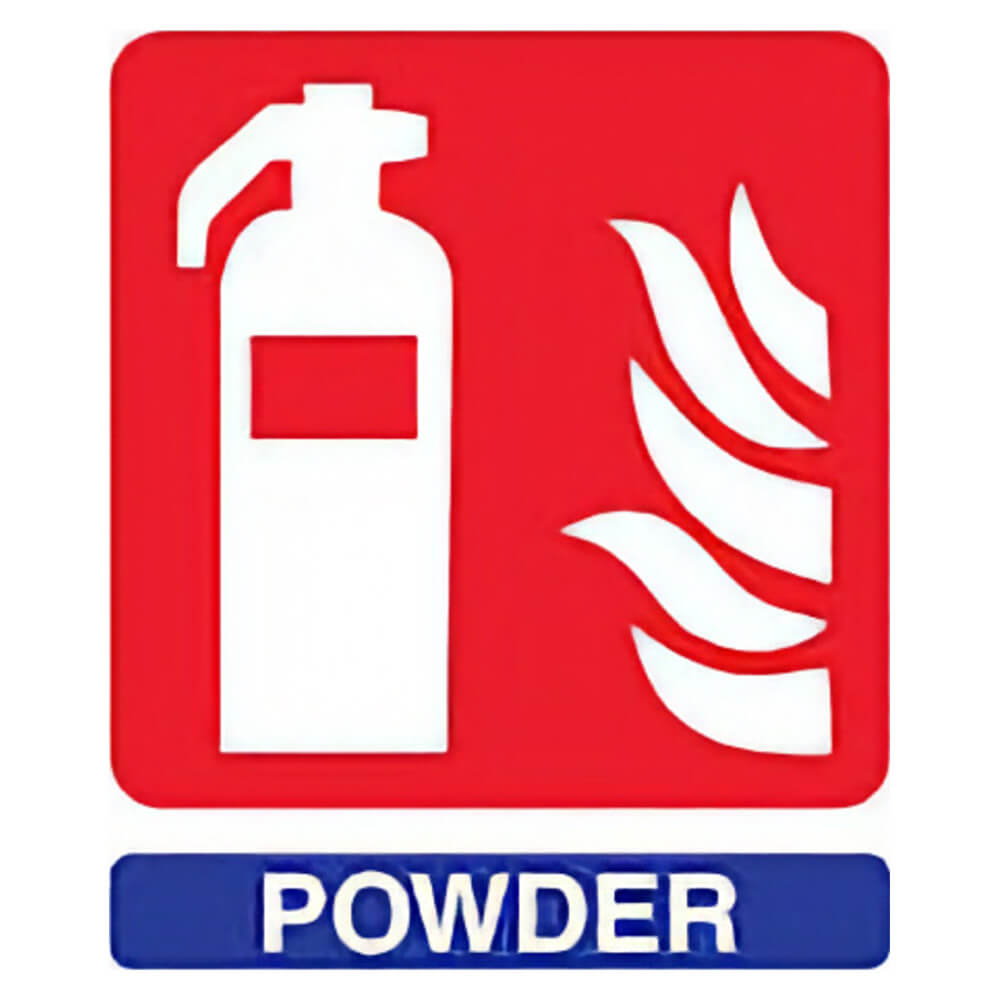 Powder Fire Extinguisher Sign
