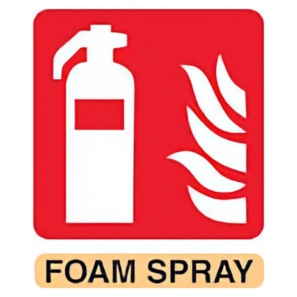 Foam Fire Extinguisher Sign