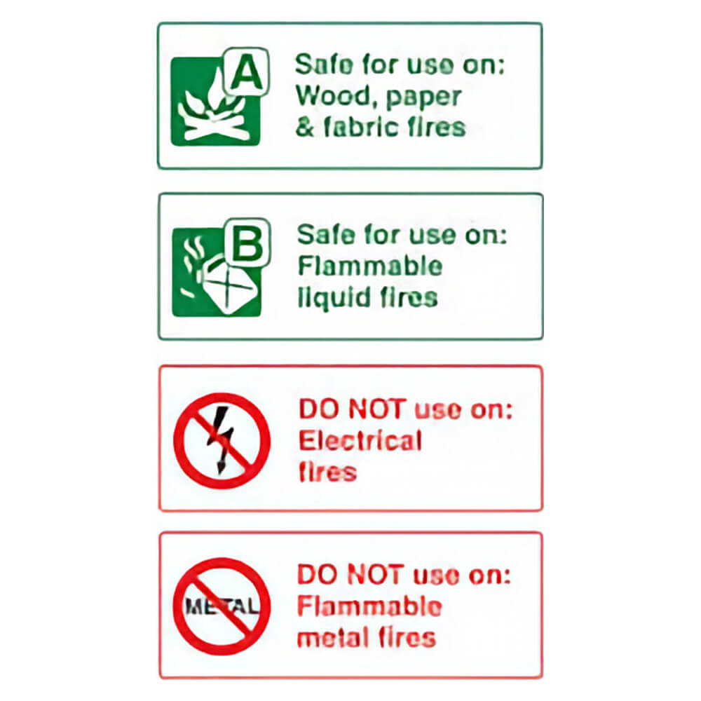 Foam Fire Extinguisher Sign