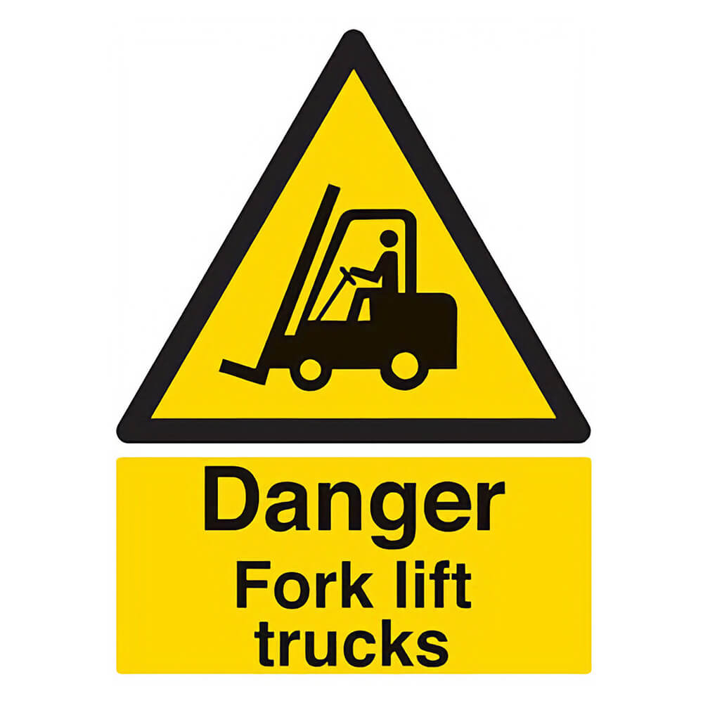"Fork Lift Trucks" Warning Safety Sign