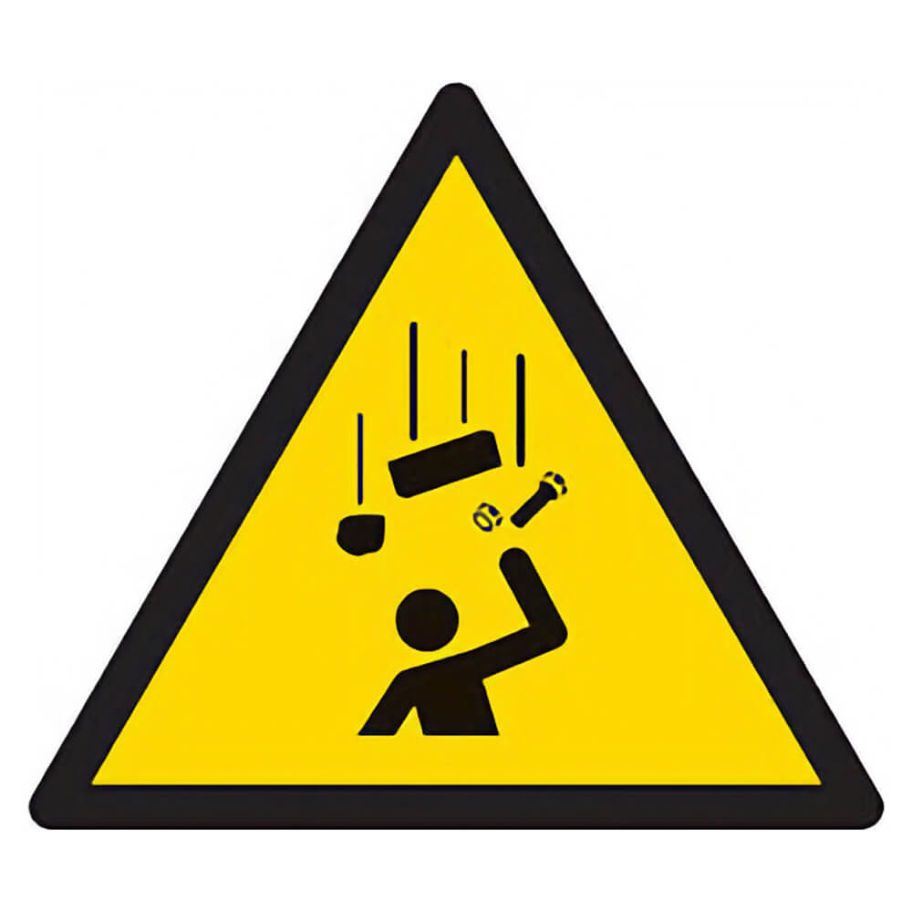 "Falling Objects" Warning Safety Sign