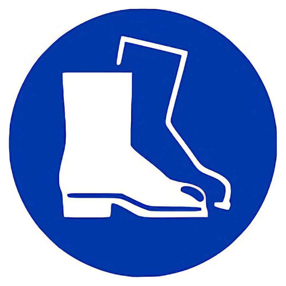 "Wear Boots" Mandatory Site Safety Sign