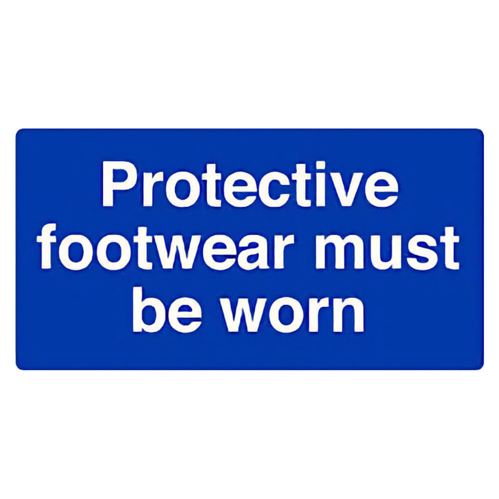 "Wear Boots" Mandatory Site Safety Sign