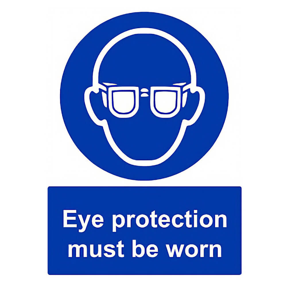 "Eye Protection" Mandatory Site Safety Sign