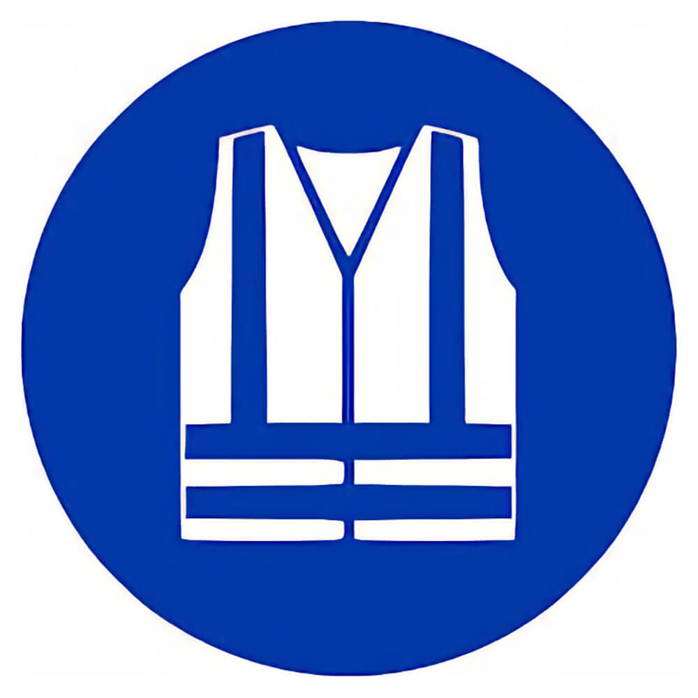 "High Vis" Mandatory Site Safety Sign