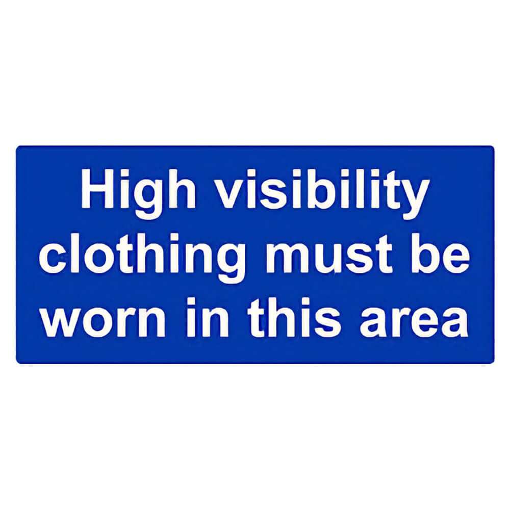 "High Vis" Mandatory Site Safety Sign