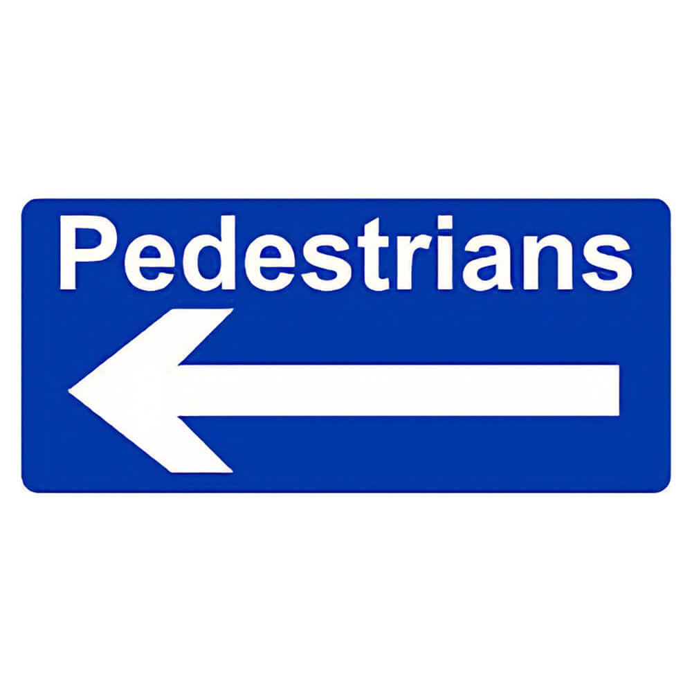 "Pedestrians Keep Left" Mandatory Site Safety Sign