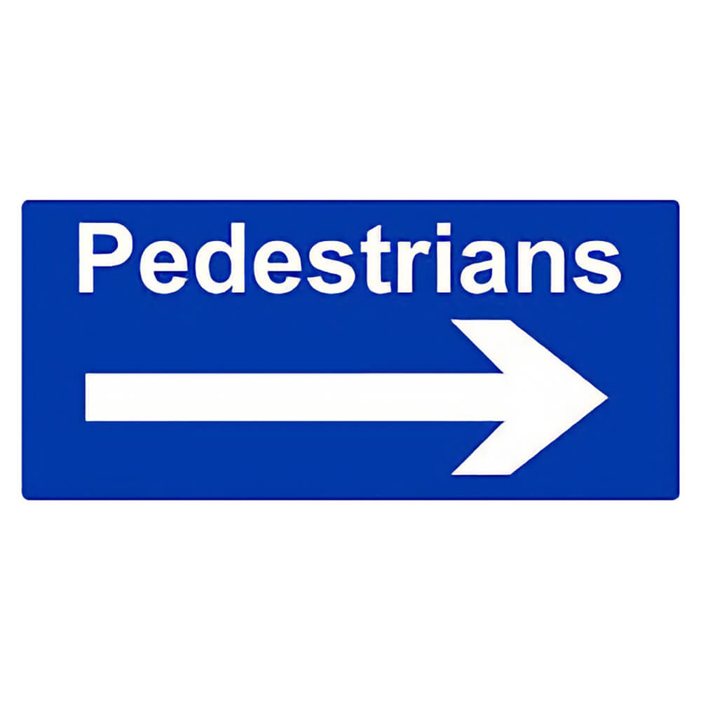 "Pedestrians Keep Right" Mandatory Site Safety Sign