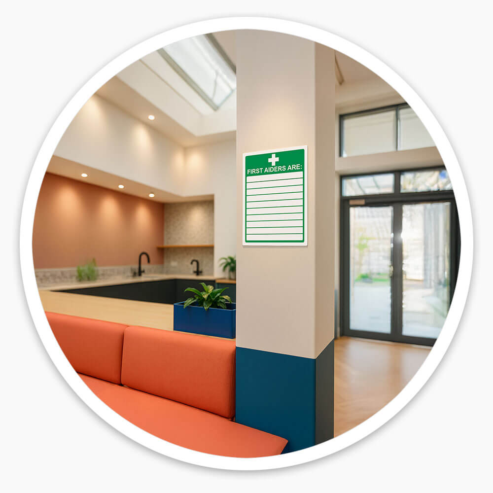 "First Aiders" First Aid Sign