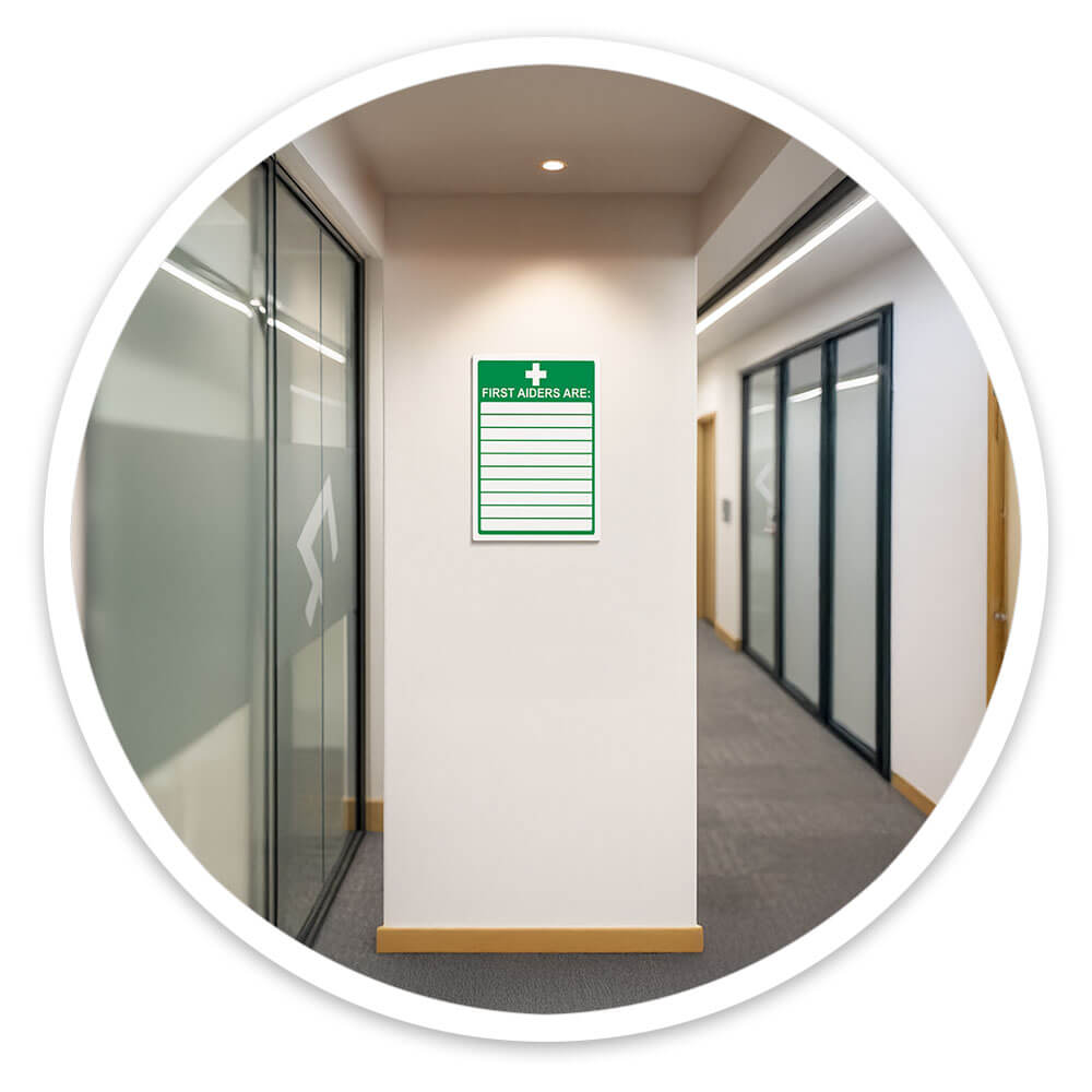 "First Aiders" First Aid Sign