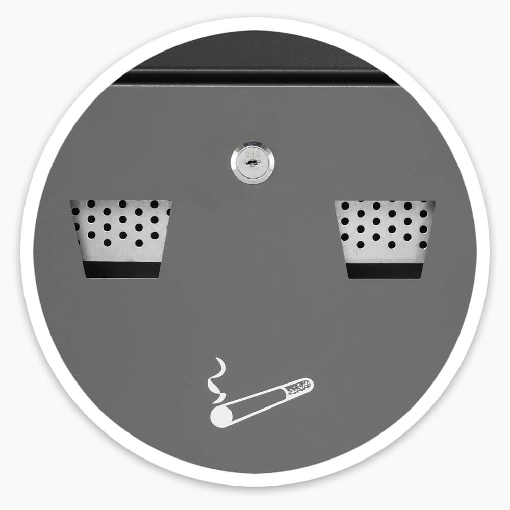 Wall Mounted Smoking Bin