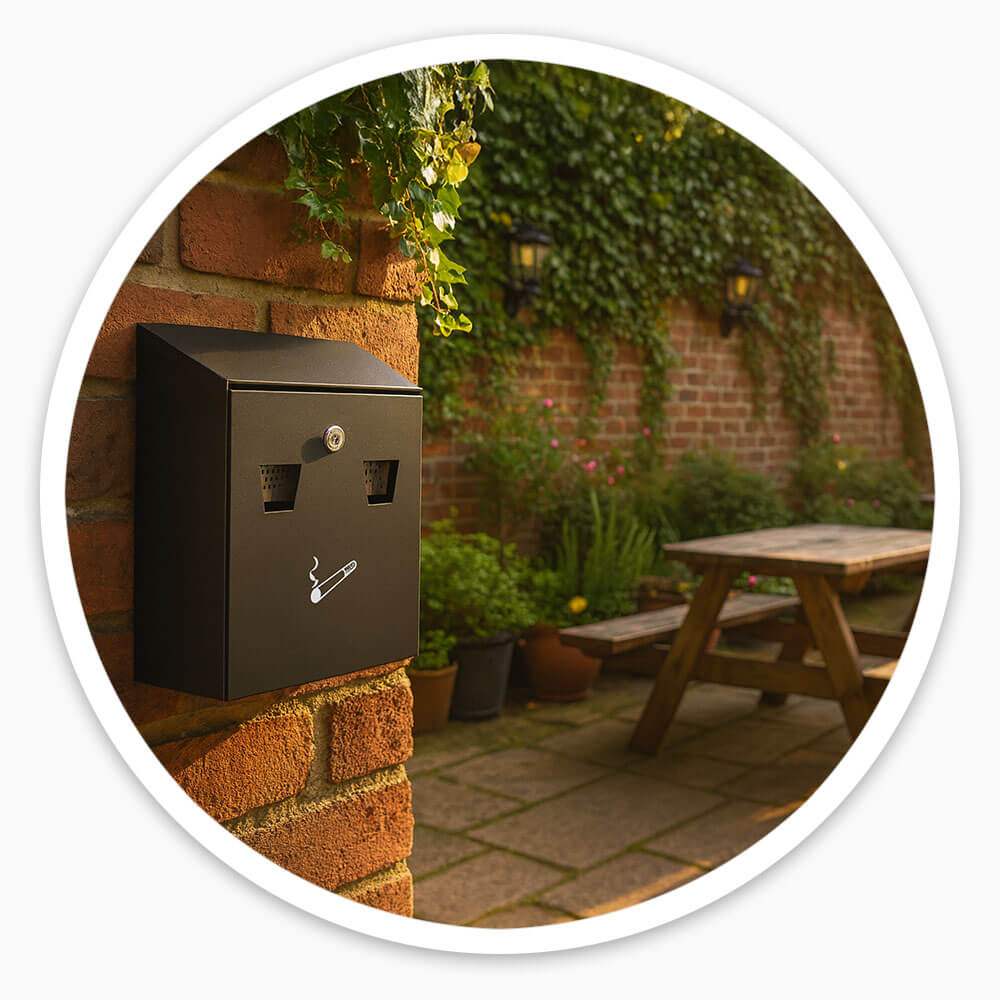 Wall Mounted Smoking Bin