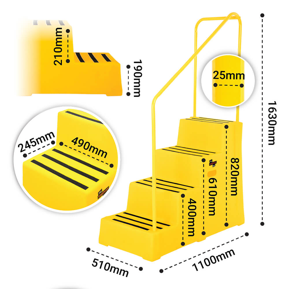 4 Step Plastic Steps