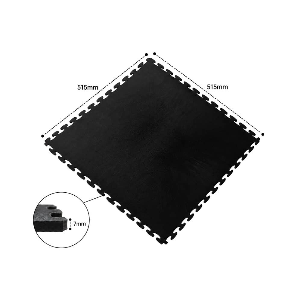 Fine Grain Interlocking Gym Floor Tile dimensions